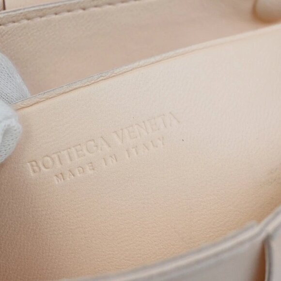 BOTTEGA VENETA Logo Mini Candy Cassette Shoulder Bag Leather Pink - Picture 11 of 16